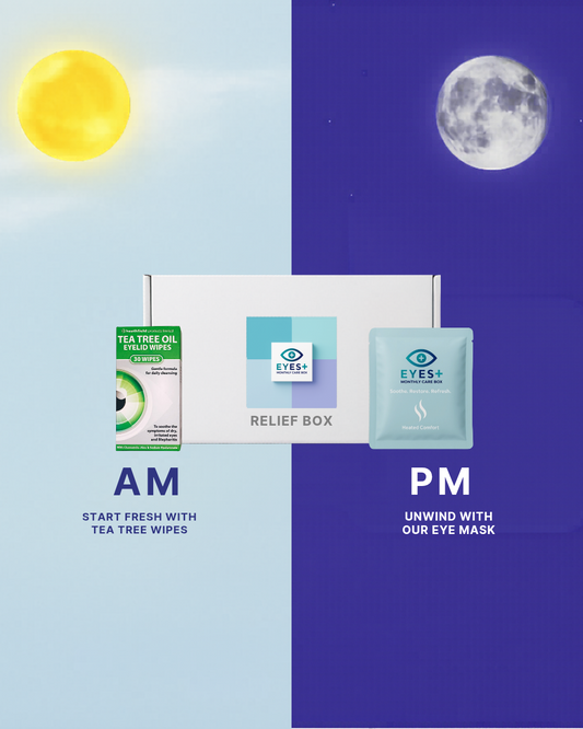 Relief Box - Soothe irritated lids without using drops.